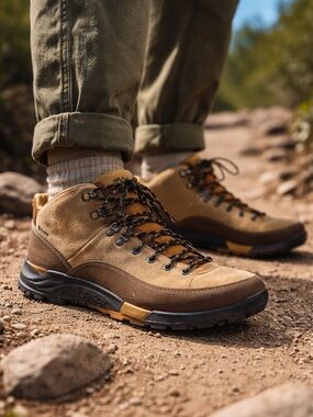 Danner Trail 2650 Mid GTX Sample Hiking Shoes Men’s 10 Tan Waterproof Vibram